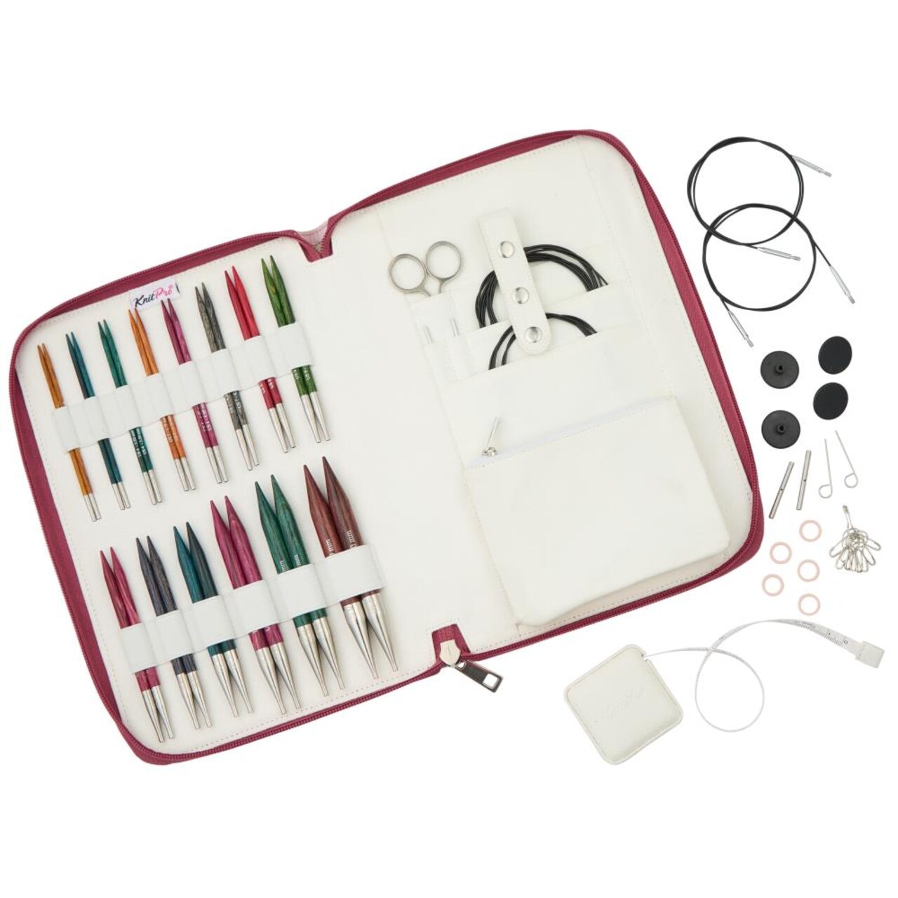 KnitPro Dreamz Grande Interchangeable Needle Set - 13cm/5" tips - 14 tips Sizes US 2.5 to 17